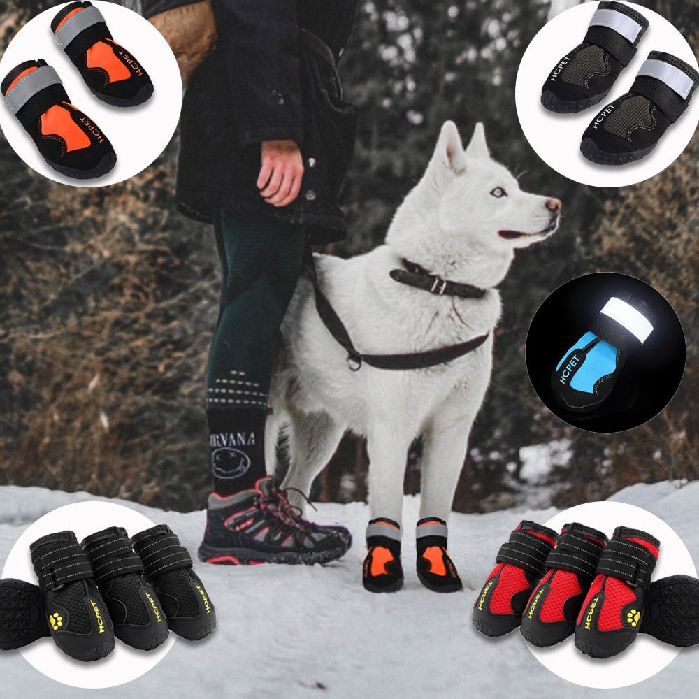 Waterproof Reflective Dog Boots - Christopher James LLC