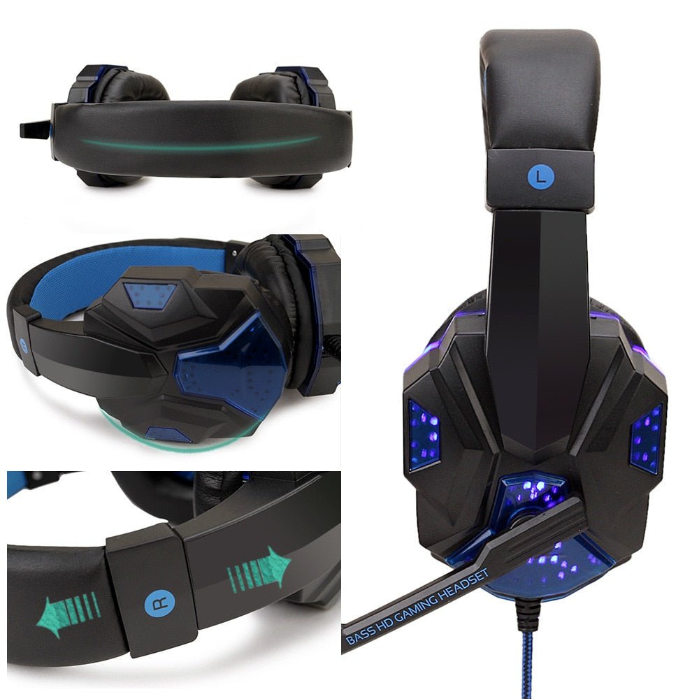Led Light Wired Gamer Headset - Christopher James LLC