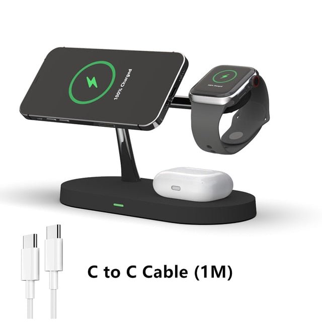 3 - in - 1 Wireless Magsafe Charger Stand - Christopher James LLC