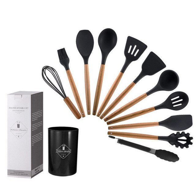 Non Stick Pot Spatula And Spoon - Christopher James LLC