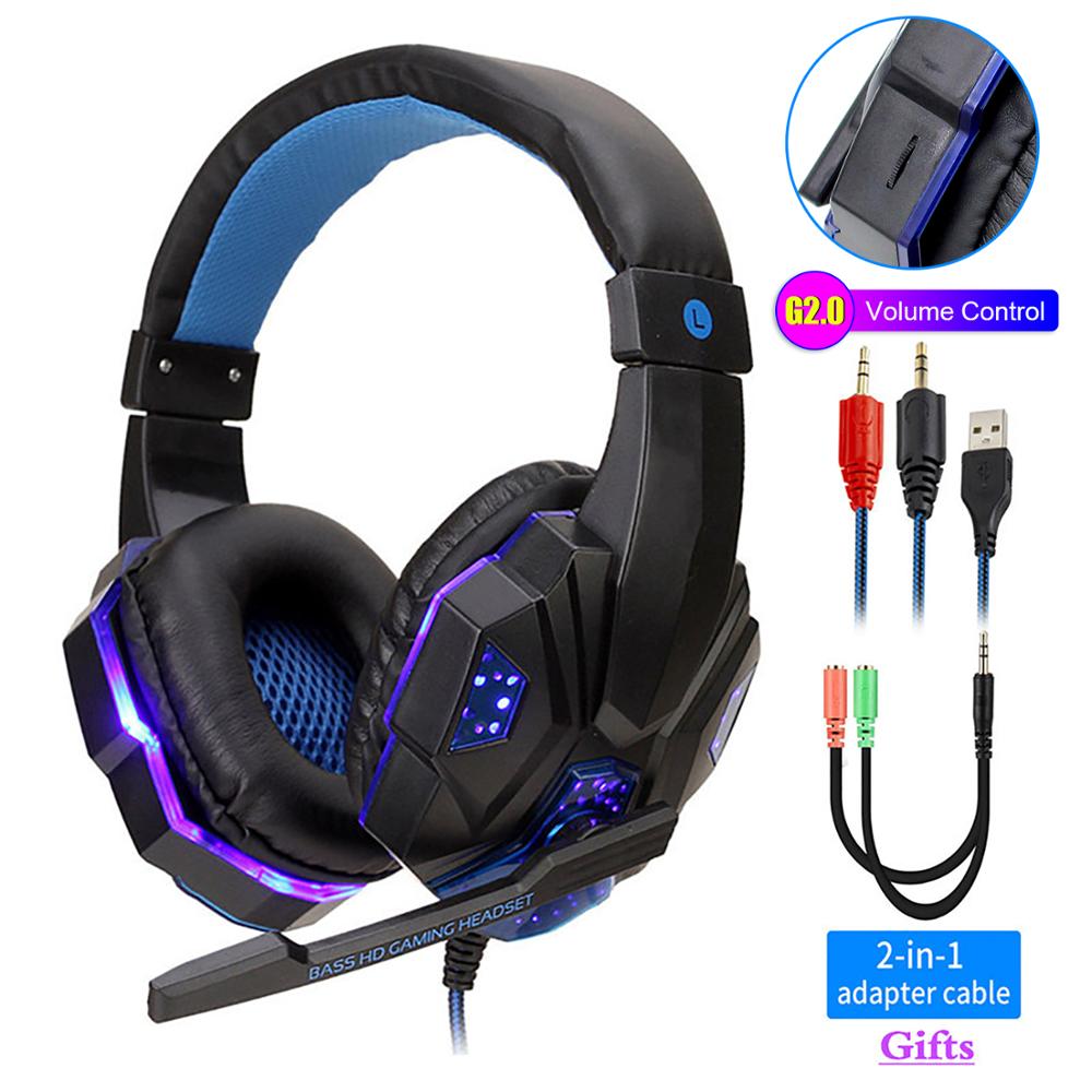 Led Light Wired Gamer Headset - Christopher James LLC