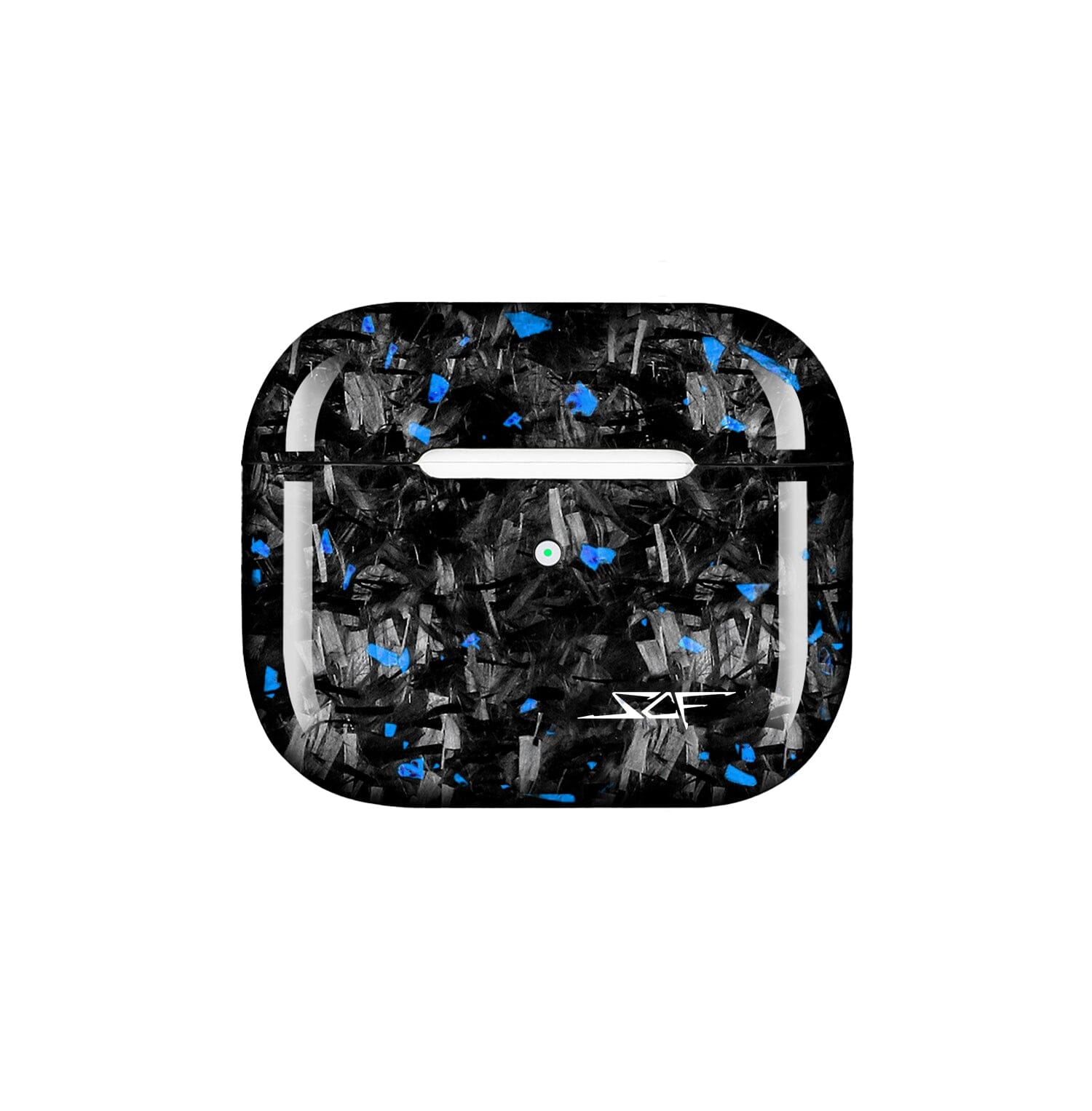 Apple AirPods | Blue Flake Real Forged Carbon Fiber Case - Christopher James LLC