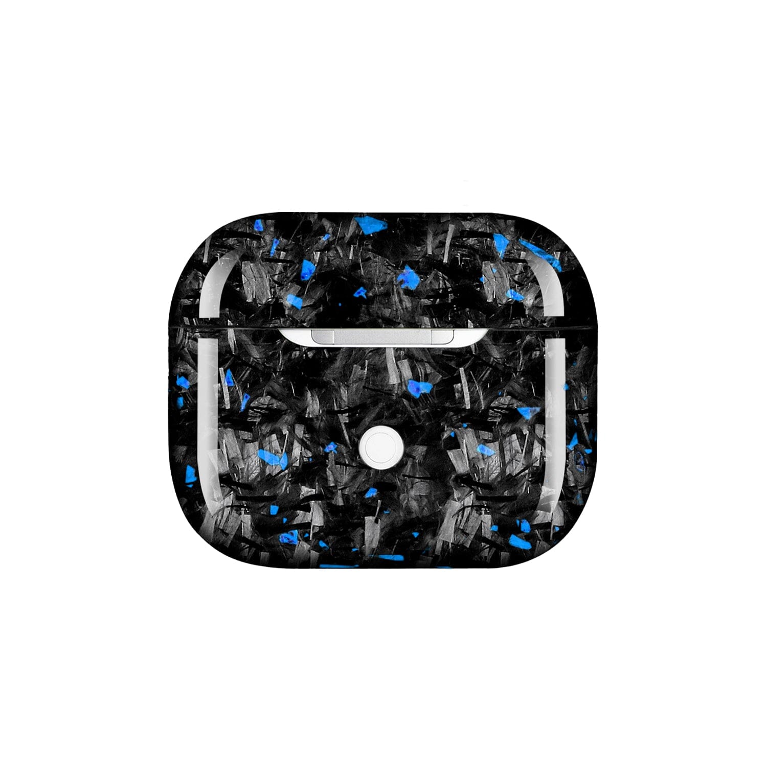 Apple AirPods | Blue Flake Real Forged Carbon Fiber Case - Christopher James LLC