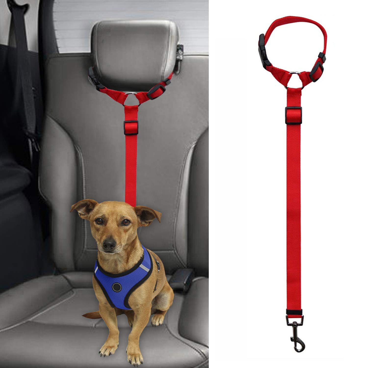 Adjustable 4-Color Dog Car Seatbelt
