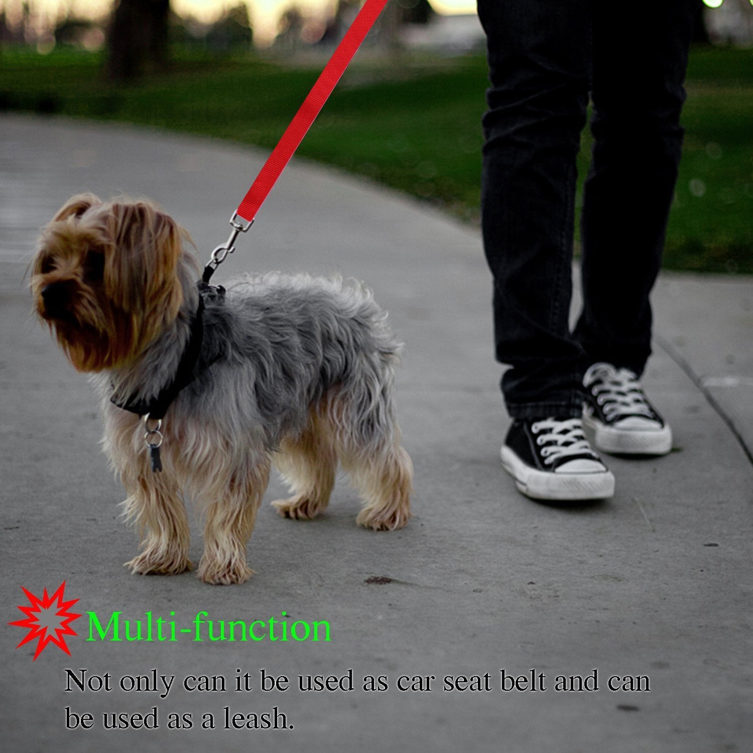Adjustable 4-Color Dog Car Seatbelt