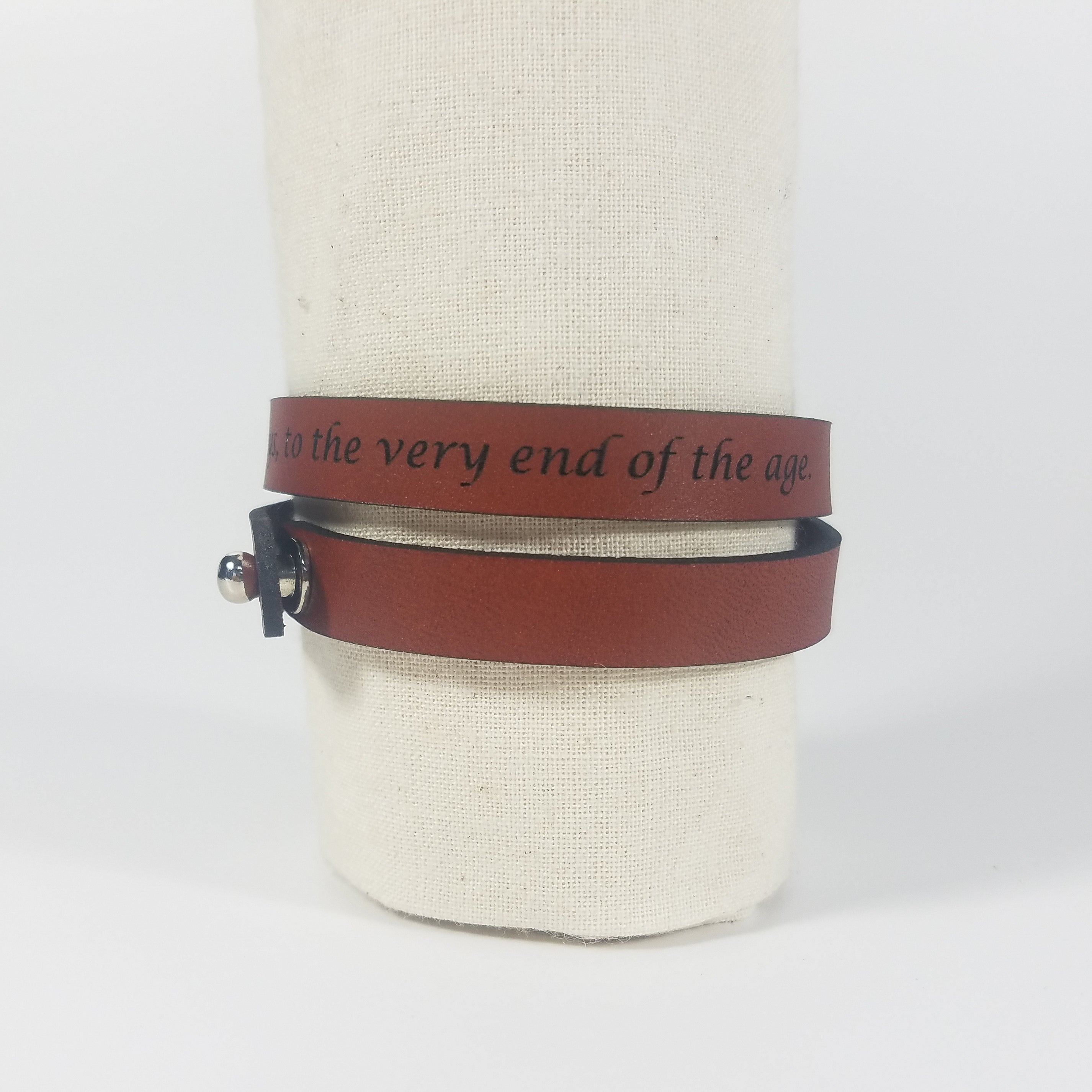 Spiritual Wrap Bracelets - And surely I am with you always - Christopher James LLC