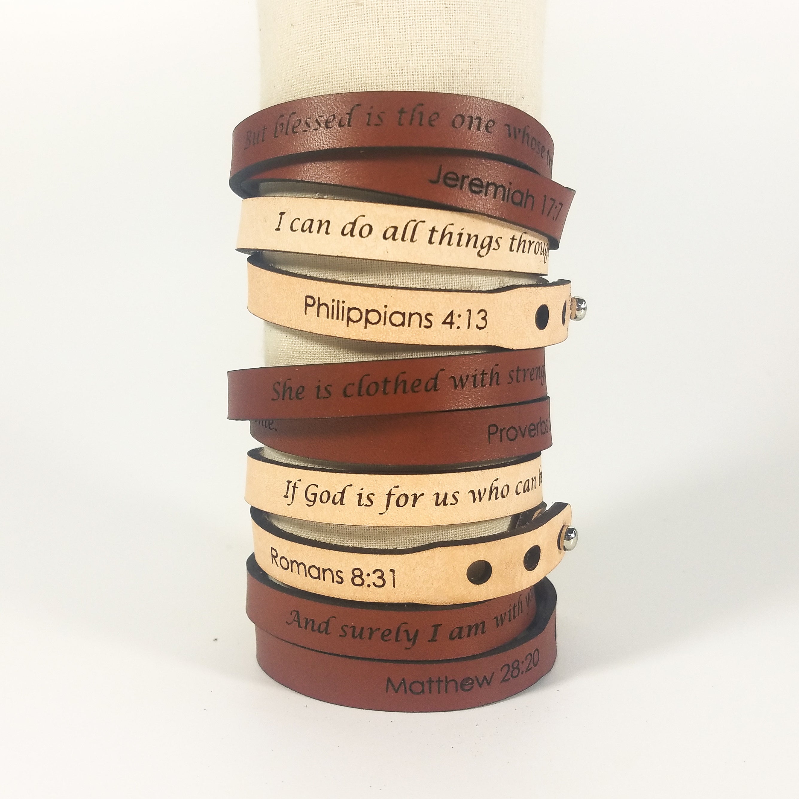 Spiritual Wrap Bracelets - And surely I am with you always - Christopher James LLC