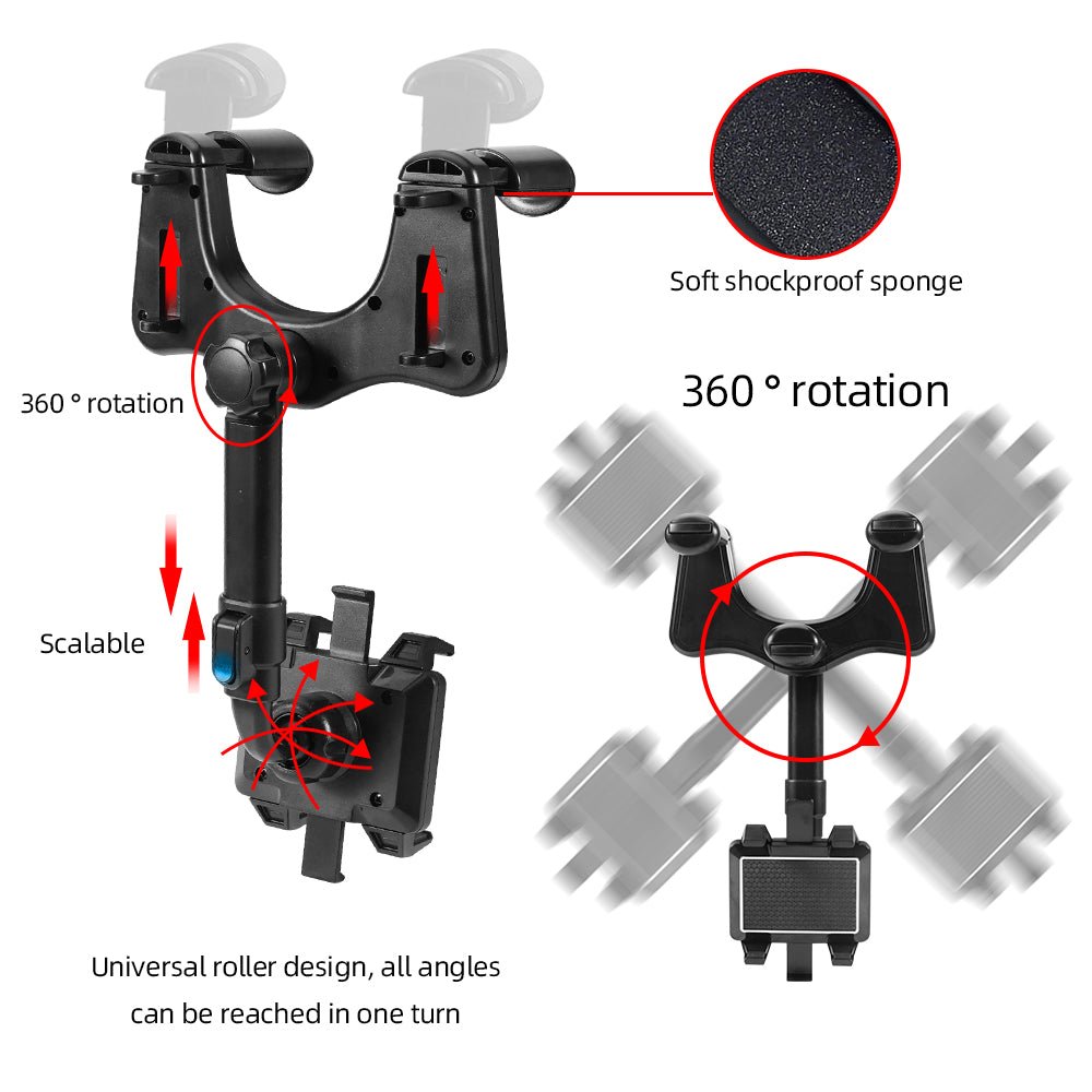 360° Rotatable Smart Phone Car Holder - Christopher James LLC