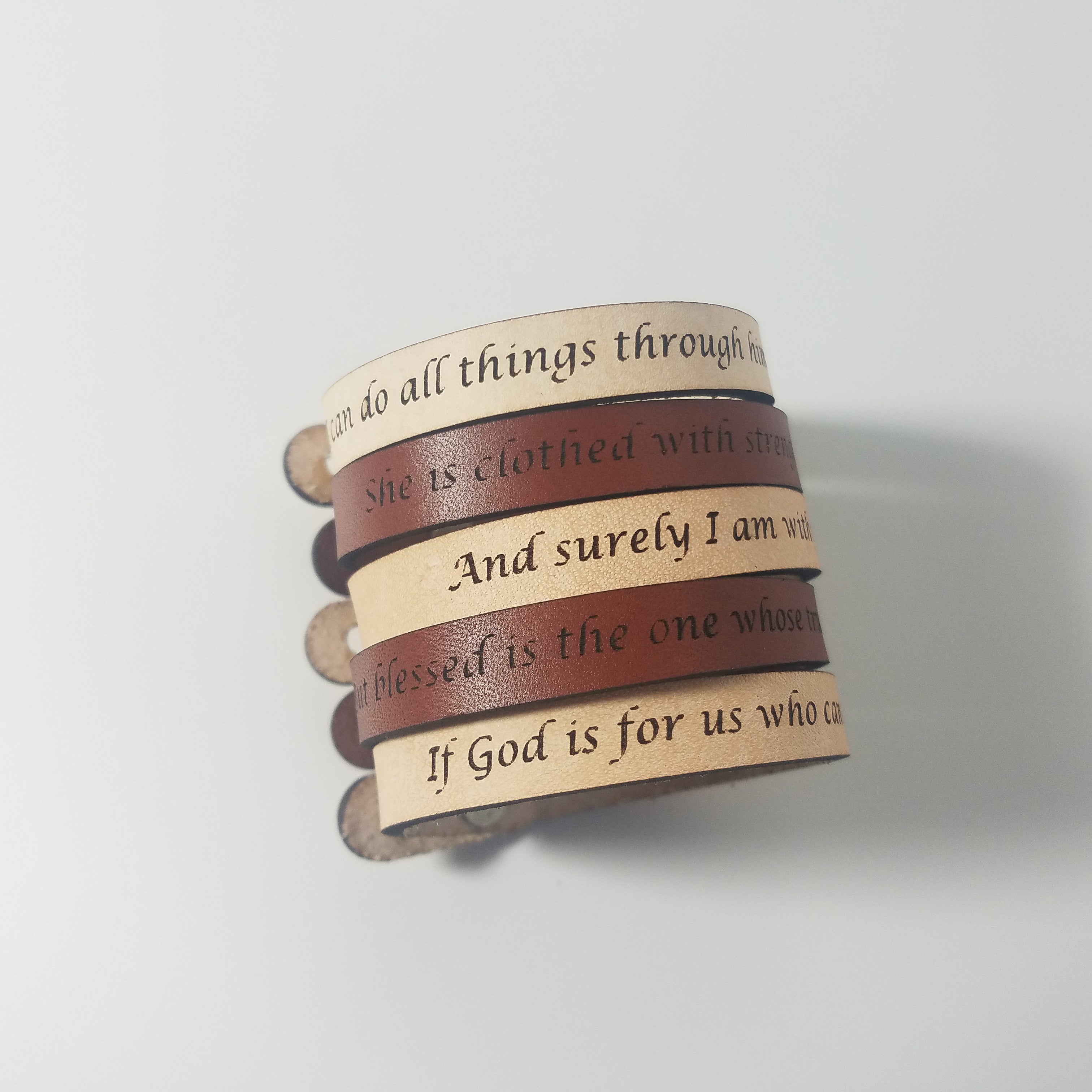 Wear Your Inspiration: Spiritual Quote Bracelets & Custom Designs - Christopher James LLC