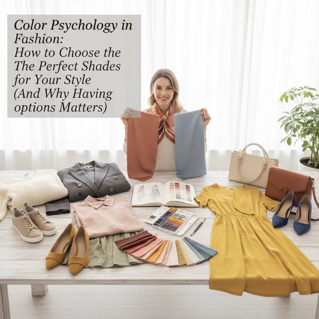 Color Psychology in Fashion: How to Choose the Perfect Shades for Your Style (And Why Having Options Matters) - Christopher James LLC
