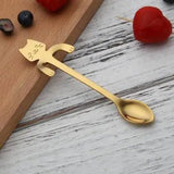 STAINLESS STEEL CAT TEASPOONS - Christopher James LLC