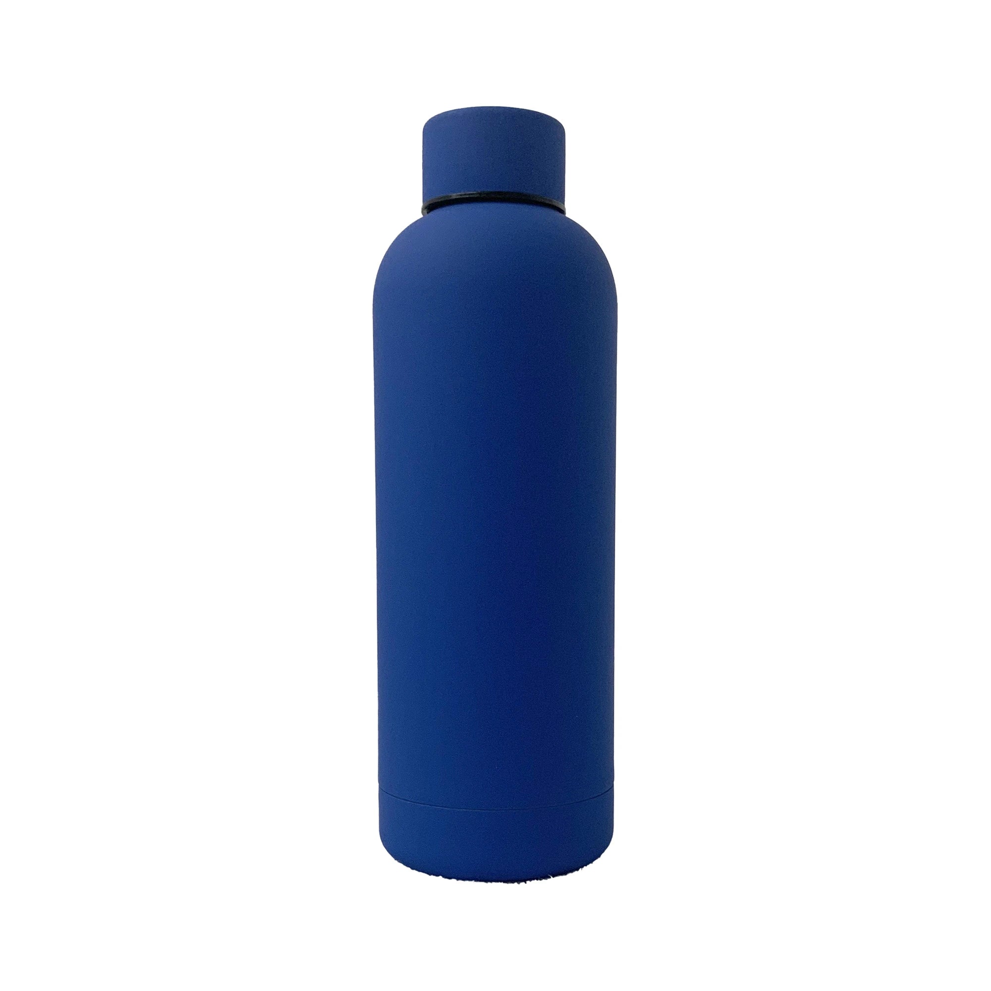 17oz Rubber Vacuum Insulated Stainless Steel Water Bottle - Christopher James LLC