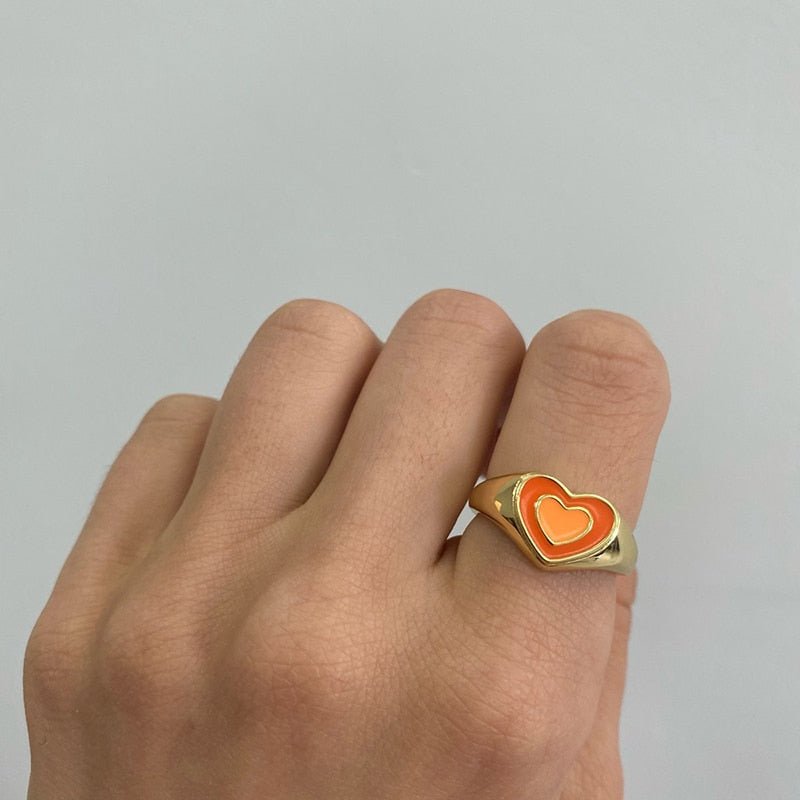 Creative Love Heart Ring - Christopher James LLC