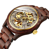 Classic Wooden Men's Mechanical Watch - Christopher James LLC