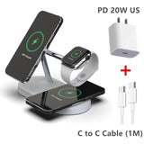 3 - in - 1 Wireless Magsafe Charger Stand - Christopher James LLC
