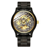 Classic Wooden Men's Mechanical Watch - Christopher James LLC