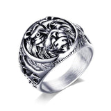 Lion Head Rings - Christopher James LLC