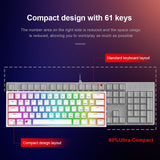 Mini Mechanical Gaming Wired Keyboard - Christopher James LLC