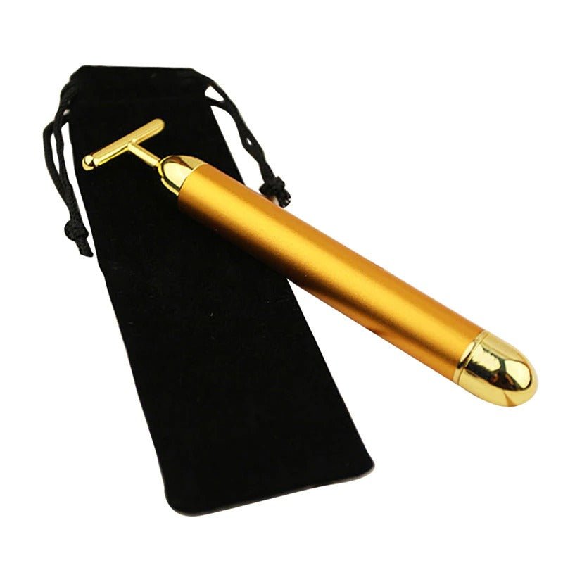 24K Gold Facial Roller Massager - Christopher James LLC