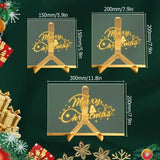 Luminous Acrylic Drawing Magic Led Transparent Board, Note Board,Kids DIY Educational Toys Gift,With Stand,With 7 Color Markers