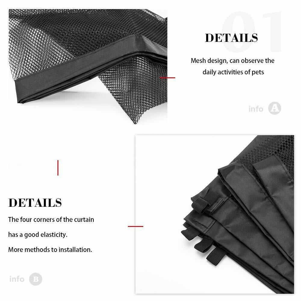 Black Foldable Protection Pet Safety Gate - Christopher James LLC