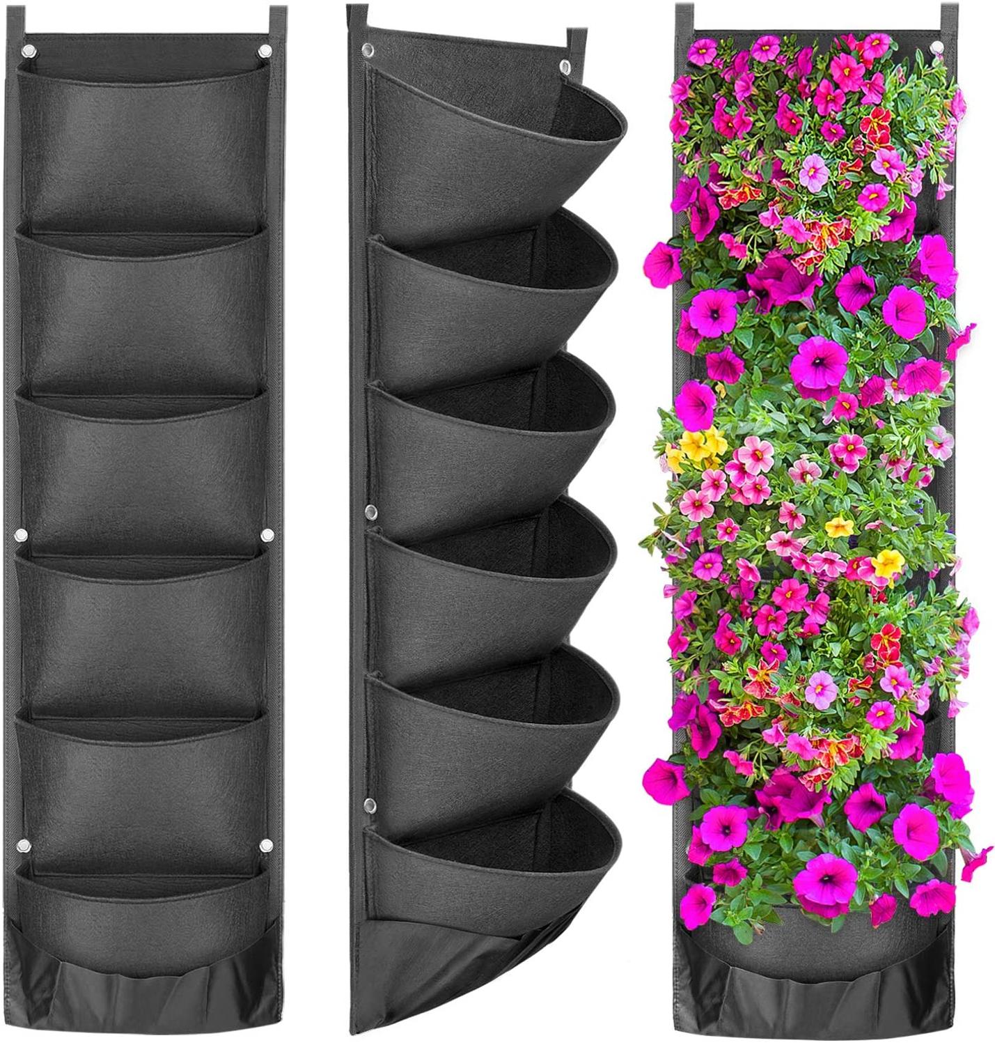 Vertical Hanging Garden Flower Pots - Christopher James LLC