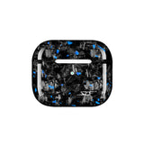 Apple AirPods | Blue Flake Real Forged Carbon Fiber Case - Christopher James LLC