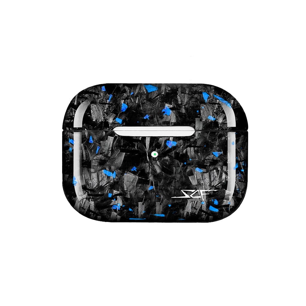 Apple AirPods | Blue Flake Real Forged Carbon Fiber Case - Christopher James LLC