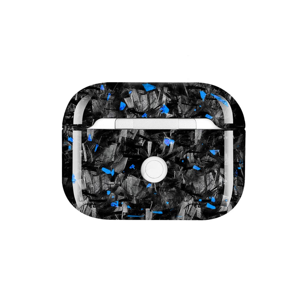 Apple AirPods | Blue Flake Real Forged Carbon Fiber Case - Christopher James LLC