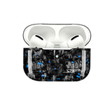 Apple AirPods | Blue Flake Real Forged Carbon Fiber Case - Christopher James LLC