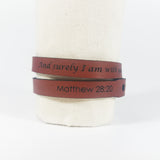 Spiritual Wrap Bracelets - And surely I am with you always - Christopher James LLC