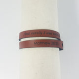 Spiritual Wrap Bracelets - And surely I am with you always - Christopher James LLC
