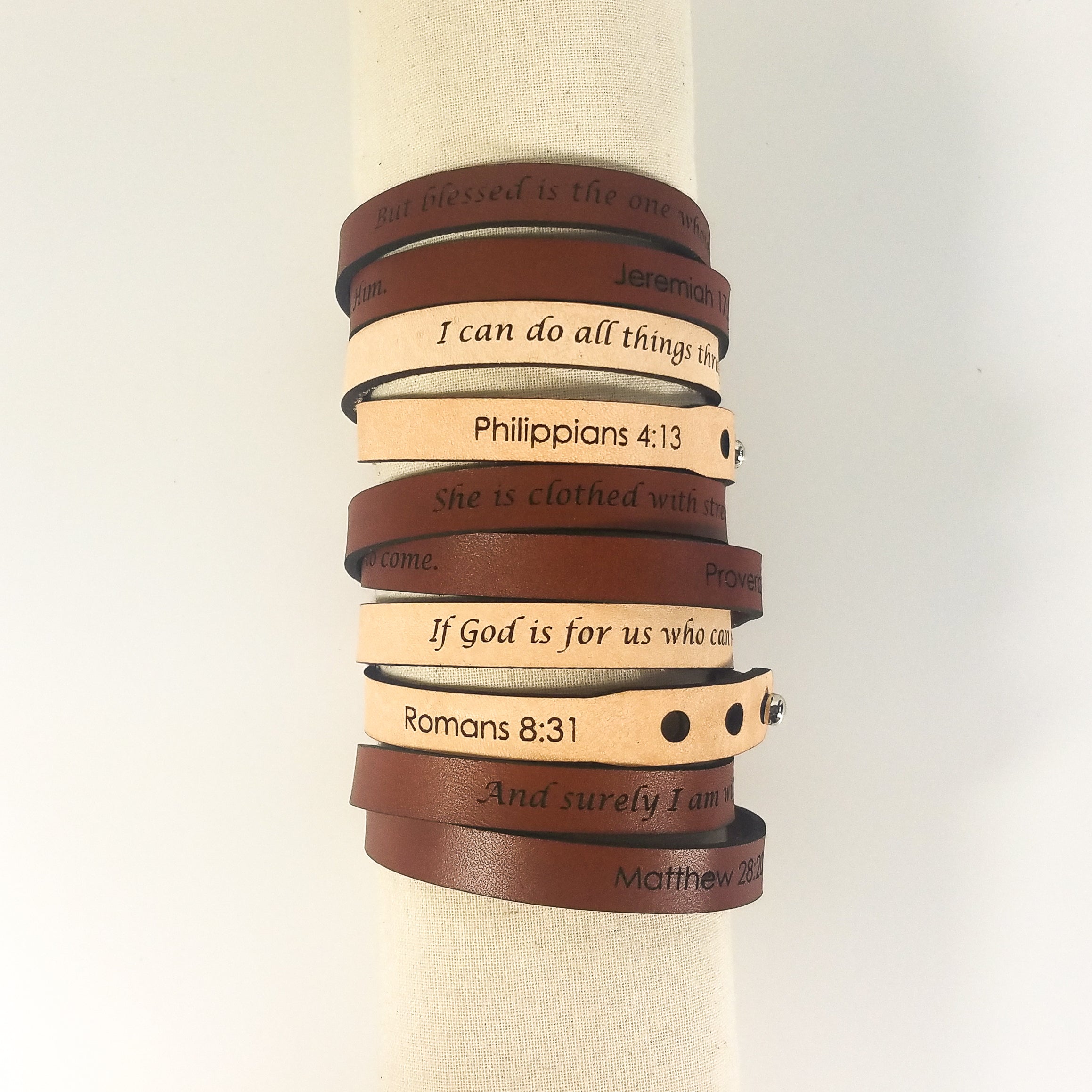 Spiritual Wrap Bracelets - And surely I am with you always - Christopher James LLC