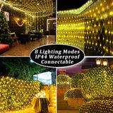 Net Mesh Solar Fairy Lights - Christopher James LLC