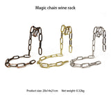 Magic Iron Chain Wine Bottle Holder - Christopher James LLC