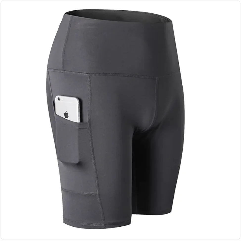 High Waist Fitness Shorts - Christopher James LLC