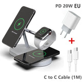 3 - in - 1 Wireless Magsafe Charger Stand - Christopher James LLC