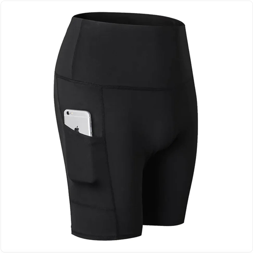 High Waist Fitness Shorts - Christopher James LLC