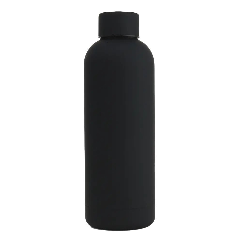17oz Rubber Vacuum Insulated Stainless Steel Water Bottle - Christopher James LLC