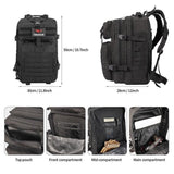 42L Tactical Backpack Bag with USA Patch - Christopher James LLC