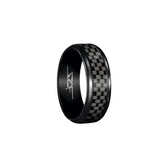 Real Carbon Fiber Ring | Black | Slate Series - Christopher James LLC