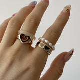Creative Love Heart Ring - Christopher James LLC