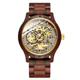 Classic Wooden Men's Mechanical Watch - Christopher James LLC